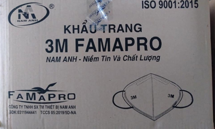 Thu giữ hàng nghìn khẩu trang 3M giả