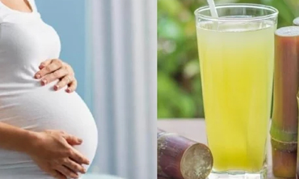 Thời điểm 'vàng' bà bầu nên uống nước mía để con tăng cân, nước ối trong veo