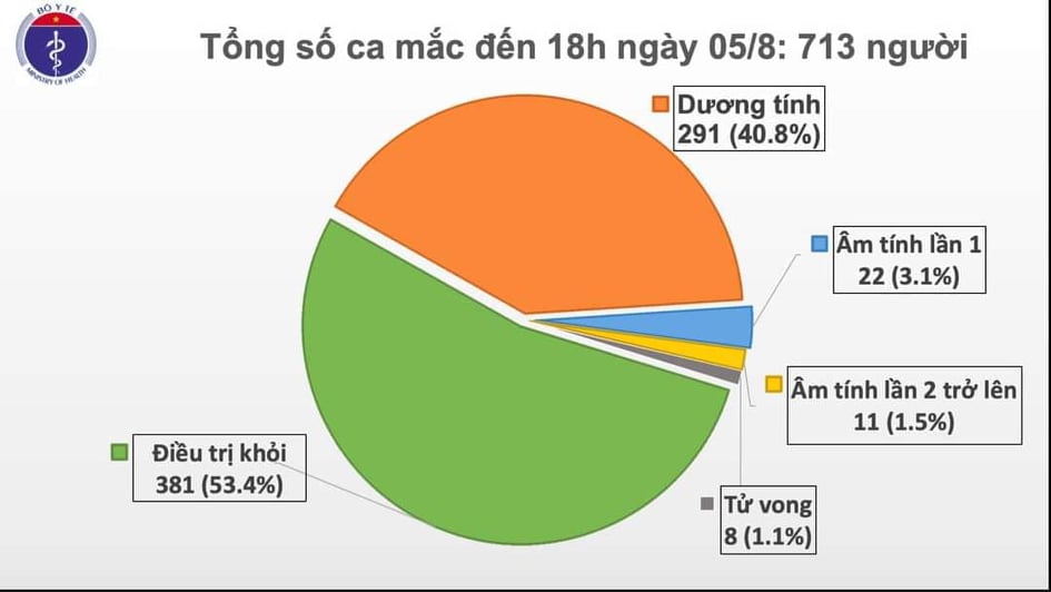 Thêm 41 ca mắc Covid-19, Việt Nam có 713 bệnh nhân - 1
