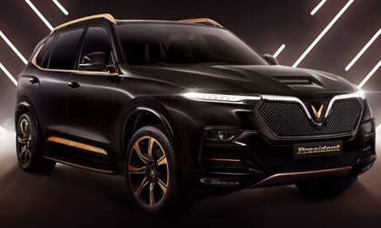 VinFast President phiên bản giới hạn lộ diện, sử dụng động cơ V8