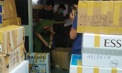 Phát hiện kho thuốc lá lậu ở TP.HCM trị giá gần 3 tỷ