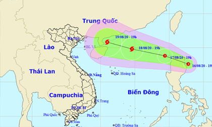 Áp thấp nhiệt đới đi vào Biển Đông, Bắc bộ có mưa to, khả năng xảy ra lốc