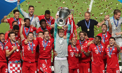 Bayern lập kỳ tích trong ngày đăng quang Champions League