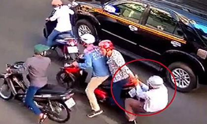 TP. HCM: Bắt băng nhóm chuyên dàn cảnh va quệt xe để móc túi