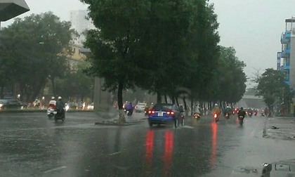Thời tiết ngày 9/9: Bắc Bộ mưa rào và dông rải rác