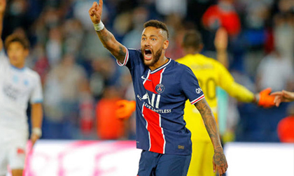 Mưa thẻ đỏ ngày Neymar tái xuất, PSG gục ngã trước Marseille