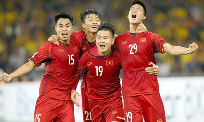 Tuyển Việt Nam hơn Thái Lan 20 bậc trên bảng xếp hạng FIFA