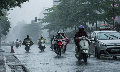Thời tiết ngày 23/9: Miền Bắc nhiệt độ giảm dần, nhiều khu vực trên cả nước có mưa dông