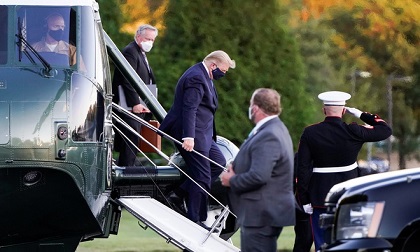 Tổng thống Trump nhập viện