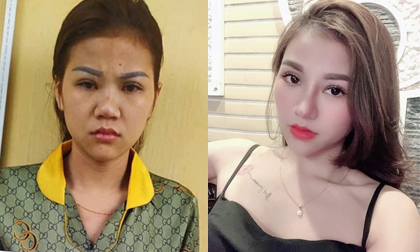 Ngỡ ngàng nhan sắc trước và sau khi bị bắt của 'hot girl' Tuyên Quang điều hành đường dây bán dâm liên tỉnh