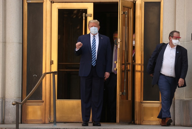 Ông Trump rời bệnh viện, tiếp tục chữa trị ở Nhà Trắng