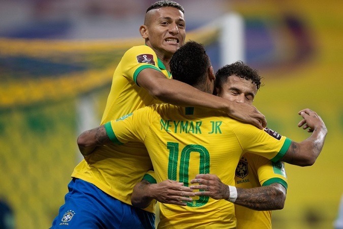 Neymar tỏa sáng, Brazil khởi đầu như mơ ở vòng loại World Cup - 1