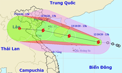 Bão số 7 xuất hiện ở Biển Đông