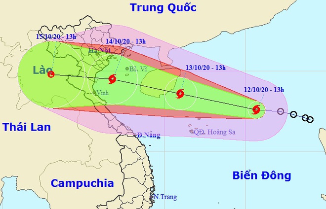 Bão số 7 xuất hiện ở Biển Đông - 1