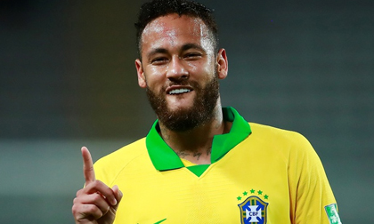 Neymar vượt thành tích ghi bàn của Ronaldo 'béo', Brazil ngược dòng đánh bại Peru