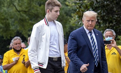 Quý tử ông Trump cũng bị nhiễm COVID-19