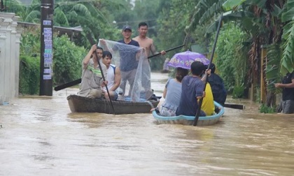 Quảng Nam mưa to, nước sông lên lại, dự báo lũ sẽ đặc biệt lớn