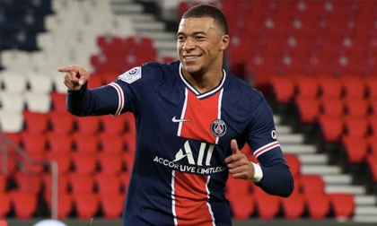 Mbappe rực sáng với cú đúp, PSG lên đầu bảng Ligue 1