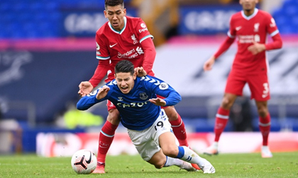 James Rodriguez giúp Everton giữ ngôi đầu