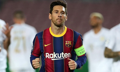 Messi lập liên tiếp những kỷ lục sau chiến thắng tưng bừng của Barca