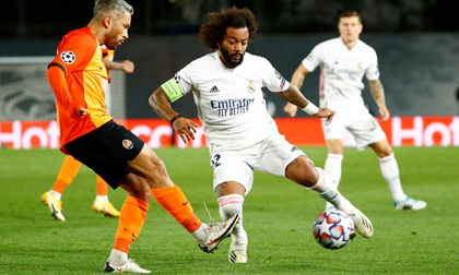 Real thủng lưới 3 bàn trong 13 phút ở trận thua Shakhtar Donetsk
