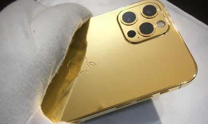 Ngắm ảnh thực tế iPhone 12 Pro mạ vàng đầu tiên trên thế giới được chế tác tại Việt Nam