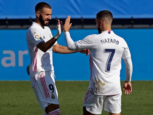 Hazard ghi bàn sau gần 400 ngày, Real Madrid thắng tưng bừng trên sân nhà