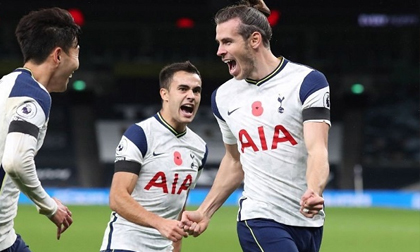 Gareth Bale 'mở tài khoản', Tottenham Hotspur vươn lên vị trí thứ 2