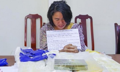 'Nữ quái' vận chuyển 50.000 viên ma túy cùng 1 bánh heroin sa lưới