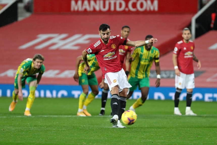 Bruno Fernandes giúp MU tăng 5 bậc trên bảng xếp hạng - 1