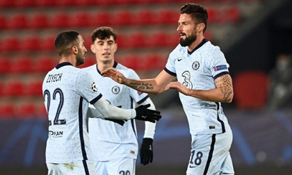 Giroud tỏa sáng phút bù giờ, Chelsea sớm giành vé vào vòng 1/8 Champions League