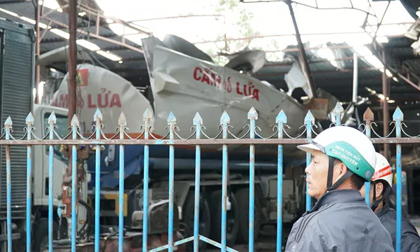 Nổ xe bồn, 3 người nguy kịch