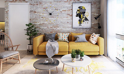 7 mẹo trang trí tường sau sofa cho phòng khách siêu ấn tượng