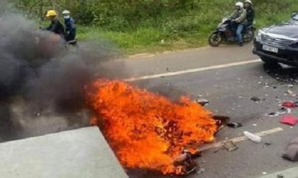 Tìm thân nhân người chết cháy ở TP.HCM