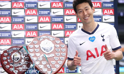 Son Heung-min đoạt Quả bóng Vàng châu Á 2020, bội thu danh hiệu cá nhân