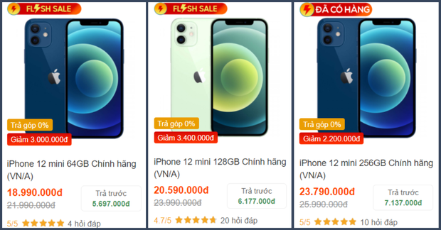 Săm soi giá iPhone 12 những ngày cận Tết: 12 mini giảm giá cực sâu, 12 Pro Max hạ nhiệt - 2