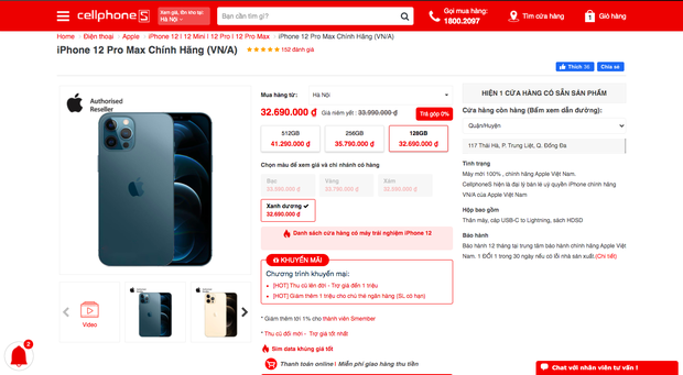 iPhone 12 Pro Max 'cháy hàng' dịp cuối năm - 2