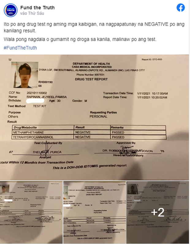 Công bố kết quả xét nghiệm ma túy của 5 nghi phạm liên quan đến cái chết của Á hậu Philippines