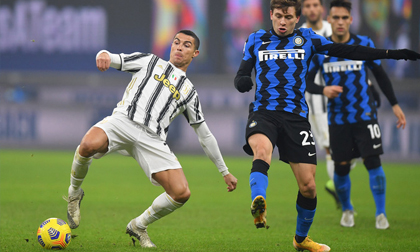 Ronaldo bất lực trong trận thua chủ nhà Inter Milan