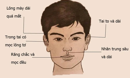 Đàn ông 'quý tướng' chắc chắn làm quan lớn, tiền bạc không bao giờ túng thiếu, phụ nữ lấy được hưởng phước một đời