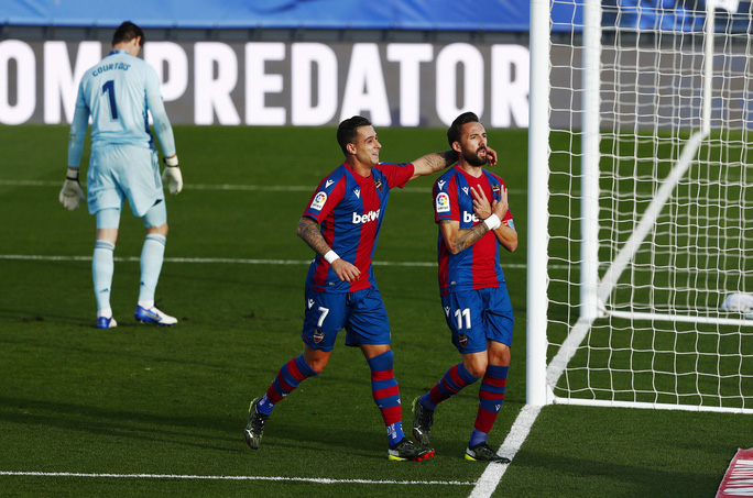 Thẻ đỏ nghiệt ngã, Real Madrid bị Levante quật ngã trên sân nhà - Ảnh 5.