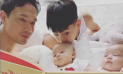 Hà Hồ khoe gia đình nhỏ hạnh phúc: Kim Lý điển trai 'kiểu sớm mai', Subeo gây sốt khi cưng nựng em gái Lisa