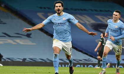 Thắng vùi dập Tottenham, Man City bay cao trên đỉnh bảng Ngoại hạng