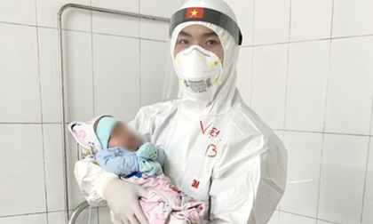 Bé sơ sinh 24 ngày tuổi mắc Covid-19 ở Hải Dương khỏi bệnh