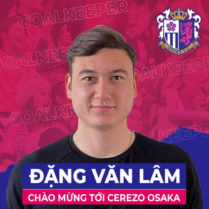 Chưa sang Nhật Bản, Văn Lâm đã được Cerezo Osaka chuẩn bị cho tủ đồ riêng cực xịn - 1