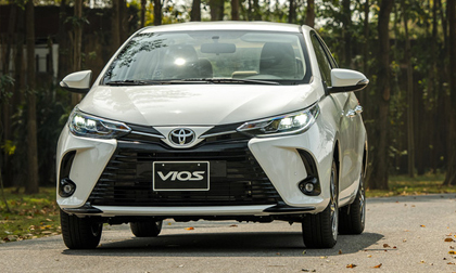 Toyota Vios 2021 giá từ 478 triệu đồng tại Việt Nam: Vua doanh số thêm bản mới đấu Honda City RS