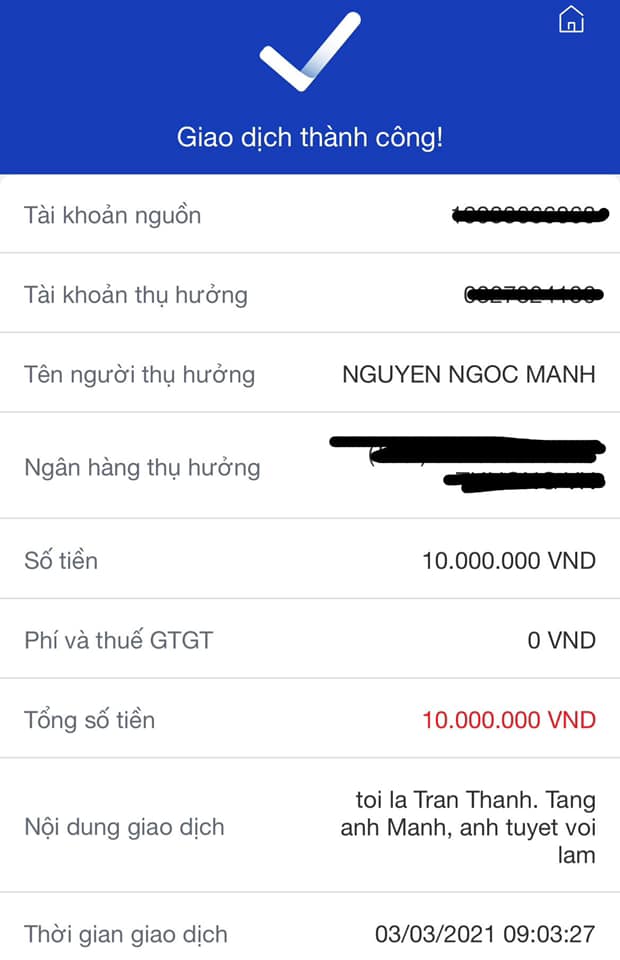 Trấn Thành công khai số tiền tặng người cứu sống em bé rơi từ tầng 12A - Ảnh 2.