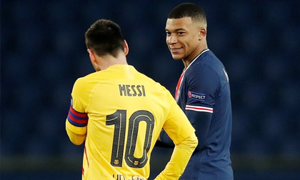Mbappe xô đổ kỷ lục của Messi trong ngày tiễn Barca rời Champions League