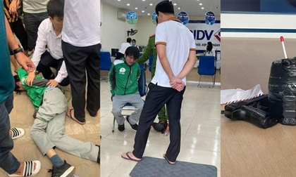 Vụ cướp ngân hàng BIDV: Dùng súng bật lửa để đe doạ