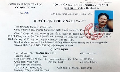 Truy nã đối tượng giao cấu với trẻ em rồi bỏ trốn